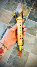 Load image into Gallery viewer, NEW MOON WAND Amethyst & Rhodonite