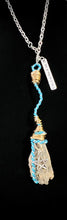 Load image into Gallery viewer, Third Eye Magik Witches Broom Car Pendulums (Black Kyanite)