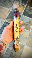 NEW MOON WAND Amethyst & Rhodonite