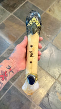 Load image into Gallery viewer, NEW MOON WAND Cordierite &amp; Citrine Large
