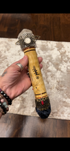 Load image into Gallery viewer, NEW MOON WAND Chakra Clear Quartz &amp; Sodalite Large
