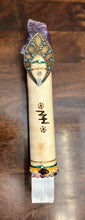 Load image into Gallery viewer, NEW MOON WAND Chakra Amethyst &amp; Calcite Large
